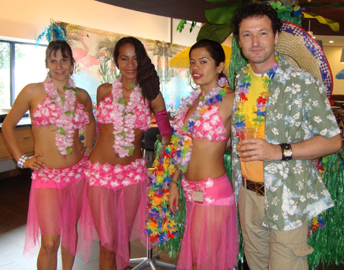 Tropical thema feest